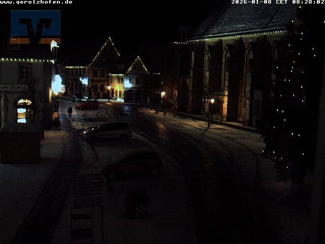 Archiv Foto Webcam Gerolzhofen Marktplatz