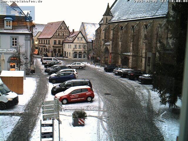 Archiv Foto Webcam Gerolzhofen Marktplatz