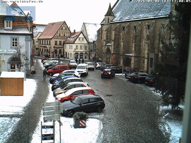 Archiv Foto Webcam Gerolzhofen Marktplatz