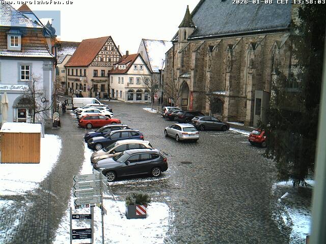 Archiv Foto Webcam Gerolzhofen Marktplatz