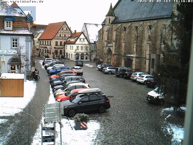 Archiv Foto Webcam Gerolzhofen Marktplatz