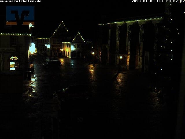 Archiv Foto Webcam Gerolzhofen Marktplatz