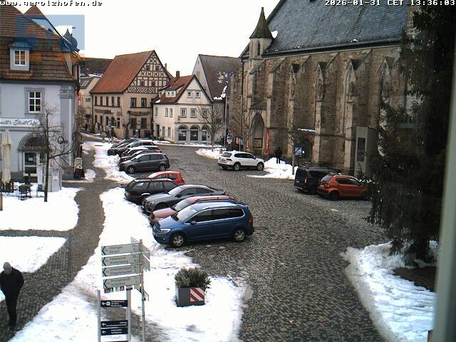 Archiv Foto Webcam Gerolzhofen Marktplatz