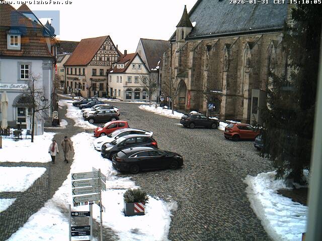 Archiv Foto Webcam Gerolzhofen Marktplatz