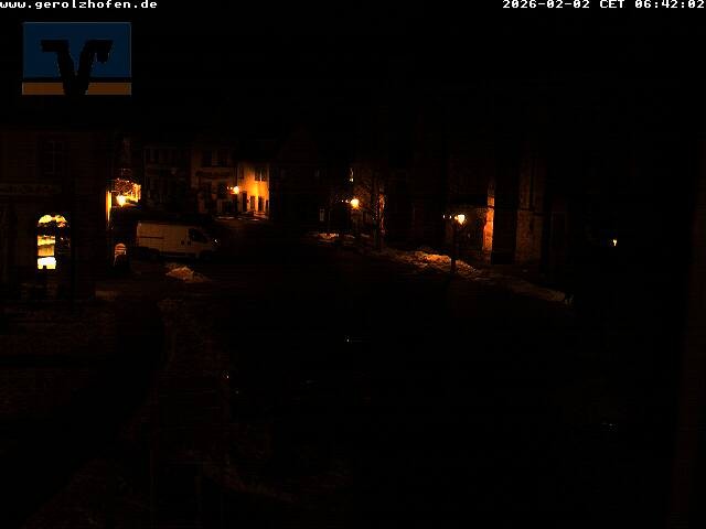 Archiv Foto Webcam Gerolzhofen Marktplatz