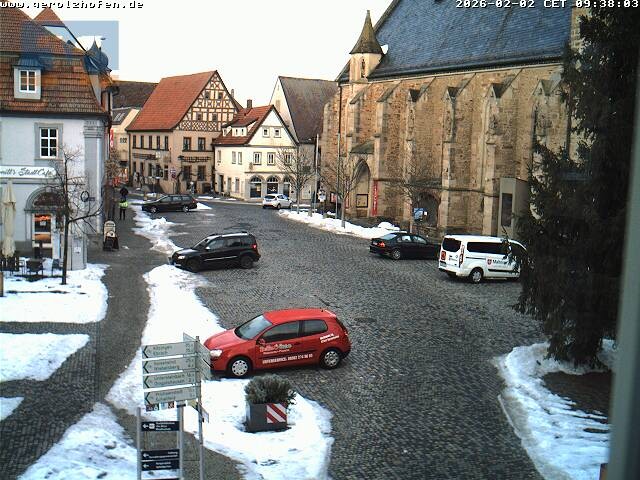Archiv Foto Webcam Gerolzhofen Marktplatz