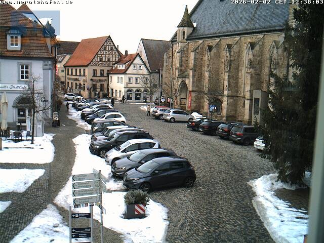 Archiv Foto Webcam Gerolzhofen Marktplatz