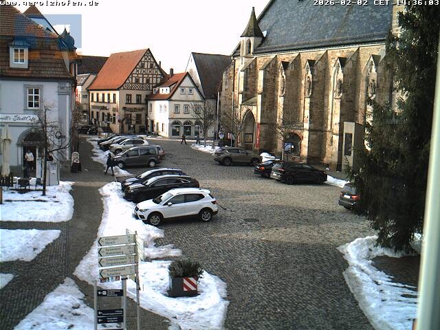 Archiv Foto Webcam Gerolzhofen Marktplatz