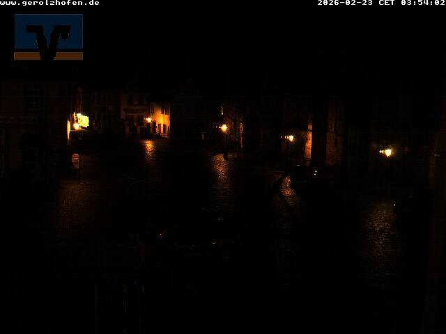 Archiv Foto Webcam Gerolzhofen Marktplatz