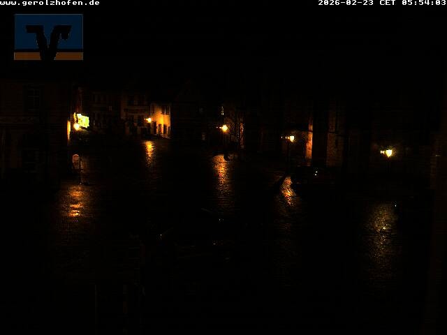 Archiv Foto Webcam Gerolzhofen Marktplatz