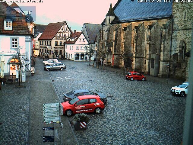 Archiv Foto Webcam Gerolzhofen Marktplatz