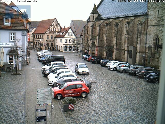Archiv Foto Webcam Gerolzhofen Marktplatz