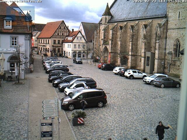 Archiv Foto Webcam Gerolzhofen Marktplatz