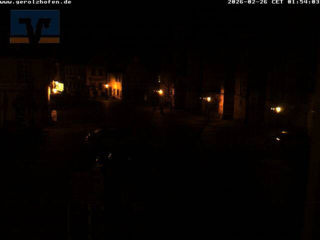 Archived image Webcam Gerolzhofen: Market Place