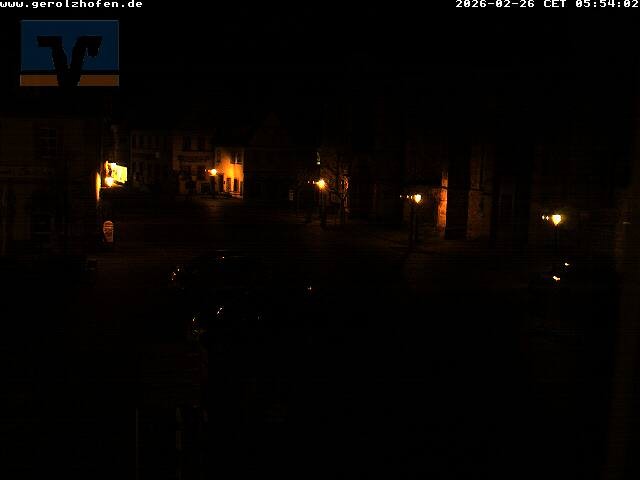 Archived image Webcam Gerolzhofen: Market Place