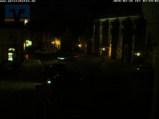 Archived image Webcam Gerolzhofen: Market Place