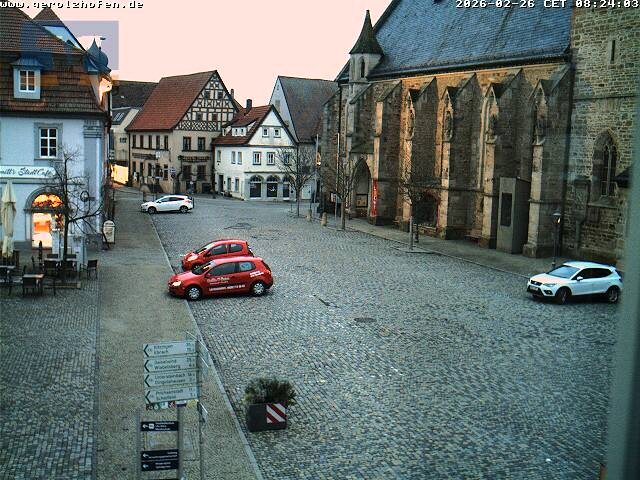 Archived image Webcam Gerolzhofen: Market Place