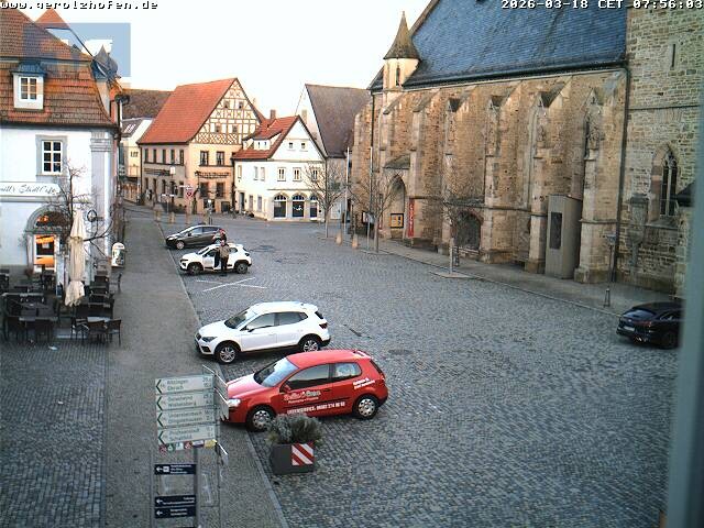 Archiv Foto Webcam Gerolzhofen Marktplatz