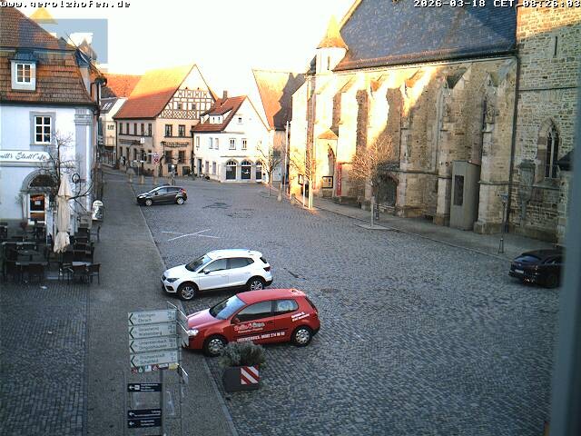 Archiv Foto Webcam Gerolzhofen Marktplatz