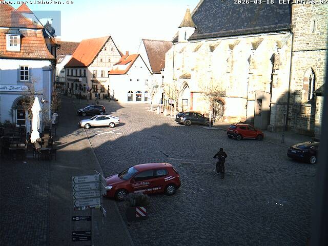 Archiv Foto Webcam Gerolzhofen Marktplatz
