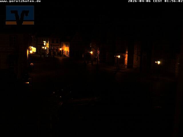 Archiv Foto Webcam Gerolzhofen Marktplatz