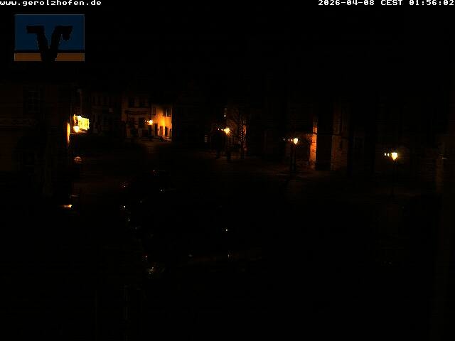 Archiv Foto Webcam Gerolzhofen Marktplatz
