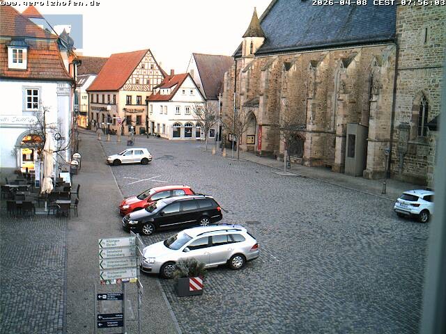 Archiv Foto Webcam Gerolzhofen Marktplatz