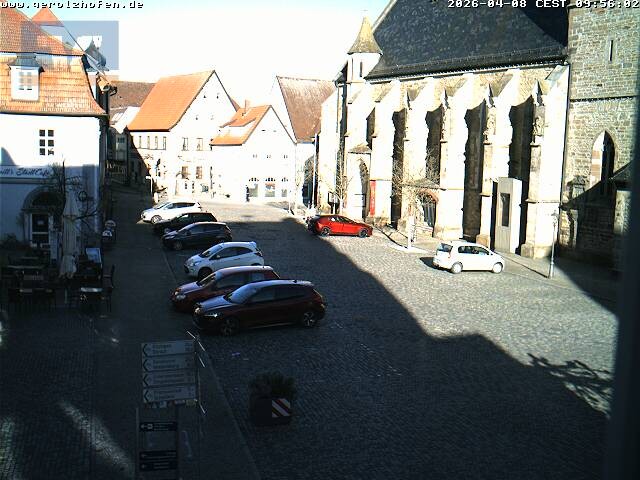 Archiv Foto Webcam Gerolzhofen Marktplatz