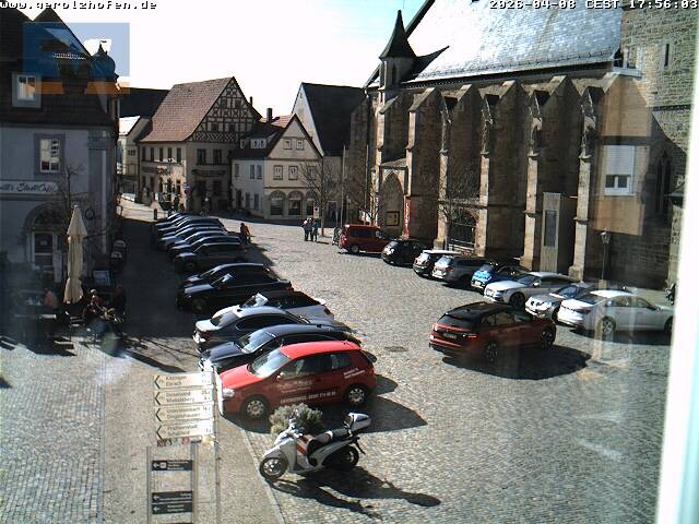 Archiv Foto Webcam Gerolzhofen Marktplatz
