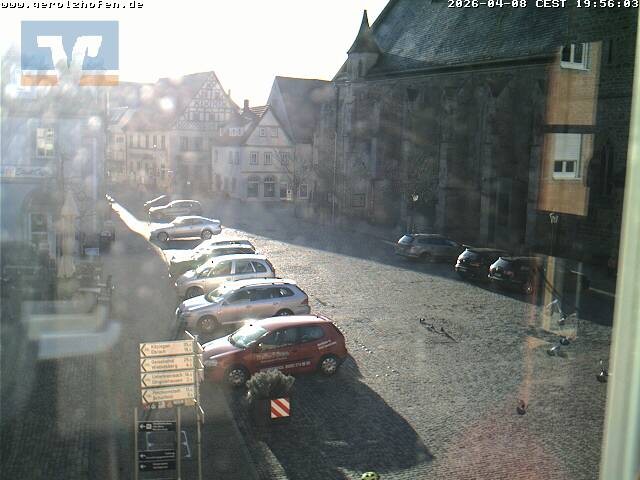 Archiv Foto Webcam Gerolzhofen Marktplatz