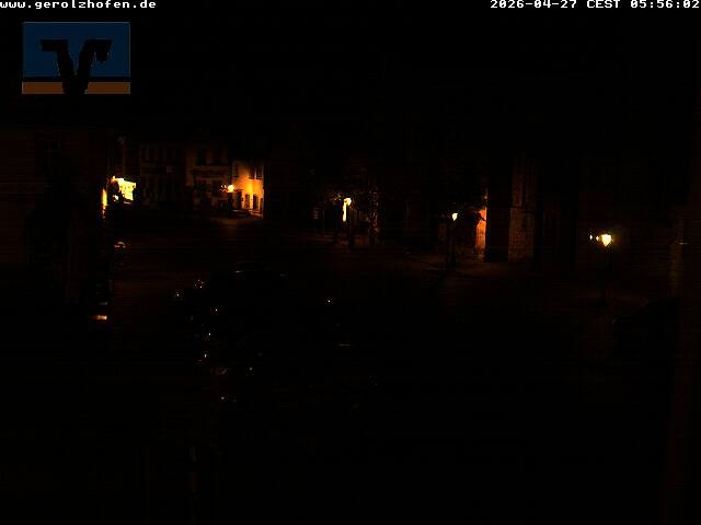 Archiv Foto Webcam Gerolzhofen Marktplatz