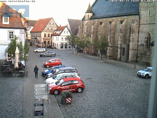 Archiv Foto Webcam Gerolzhofen Marktplatz