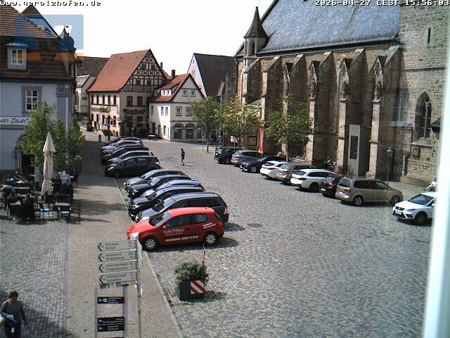 Archiv Foto Webcam Gerolzhofen Marktplatz