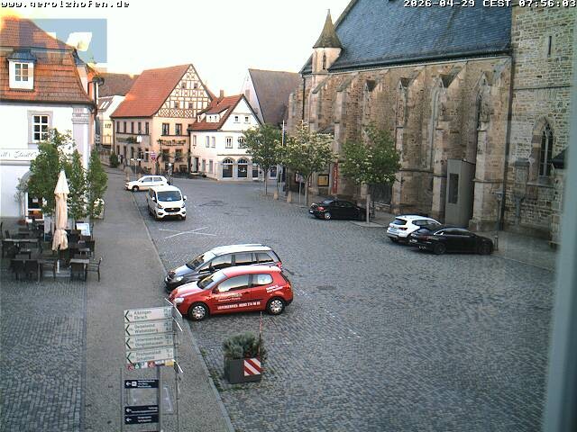 Archiv Foto Webcam Gerolzhofen Marktplatz