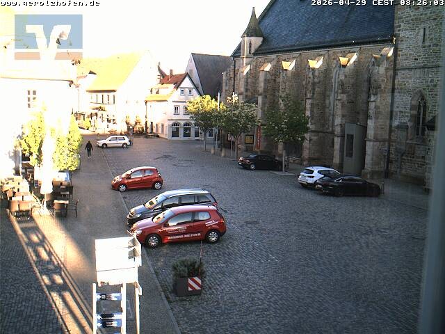 Archiv Foto Webcam Gerolzhofen Marktplatz
