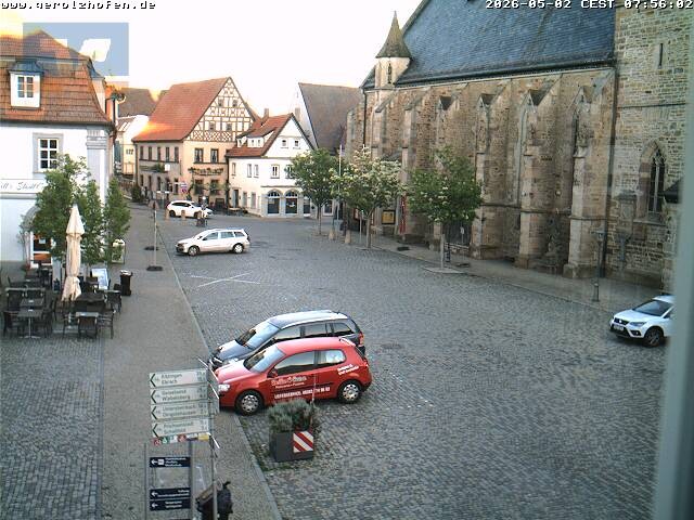 Archiv Foto Webcam Gerolzhofen Marktplatz