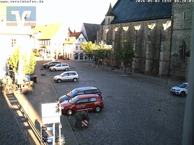 Archiv Foto Webcam Gerolzhofen Marktplatz