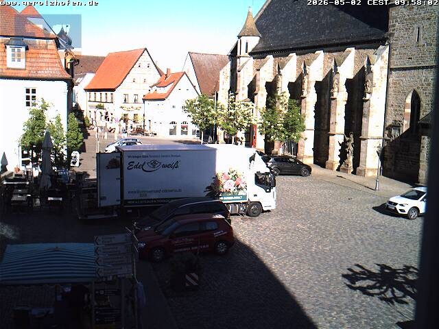 Archiv Foto Webcam Gerolzhofen Marktplatz