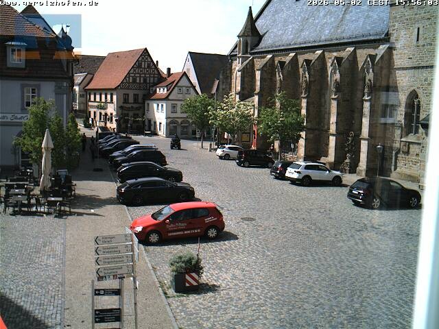 Archiv Foto Webcam Gerolzhofen Marktplatz