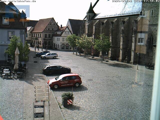 Archiv Foto Webcam Gerolzhofen Marktplatz