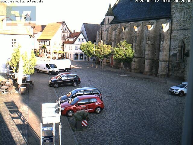 Archived image Webcam Gerolzhofen: Market Place