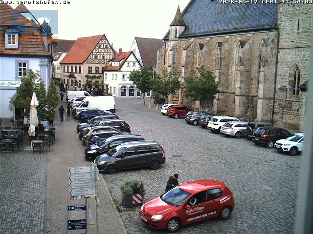 Archived image Webcam Gerolzhofen: Market Place