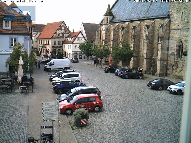 Archived image Webcam Gerolzhofen: Market Place