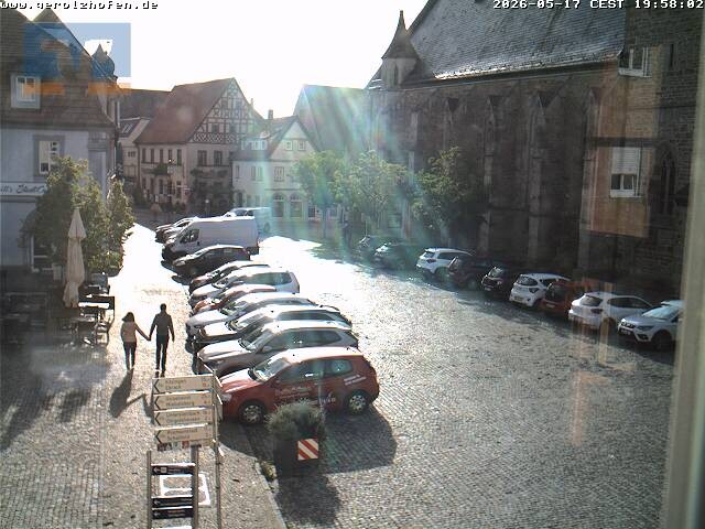 Archived image Webcam Gerolzhofen: Market Place
