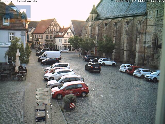Archived image Webcam Gerolzhofen: Market Place