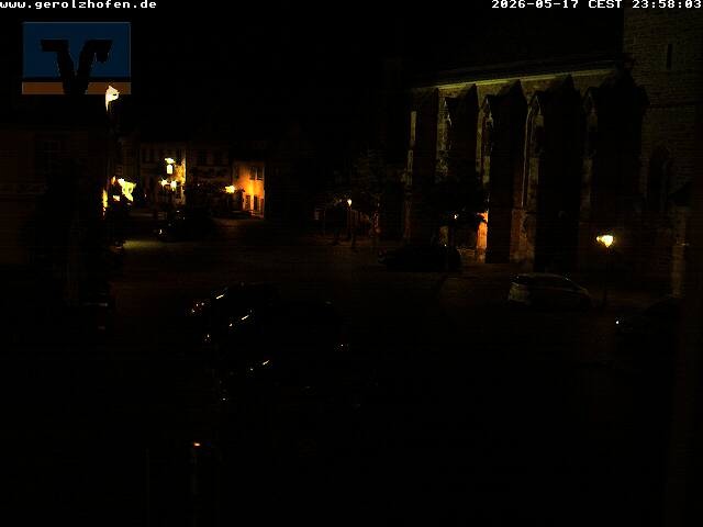 Archived image Webcam Gerolzhofen: Market Place