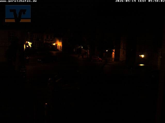 Archiv Foto Webcam Gerolzhofen Marktplatz