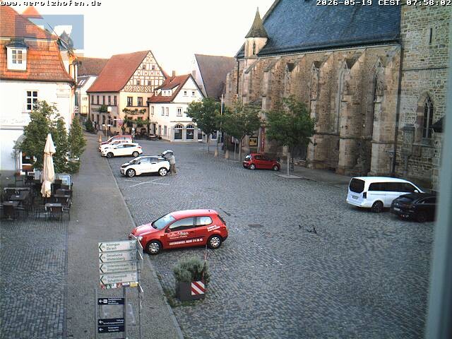 Archiv Foto Webcam Gerolzhofen Marktplatz