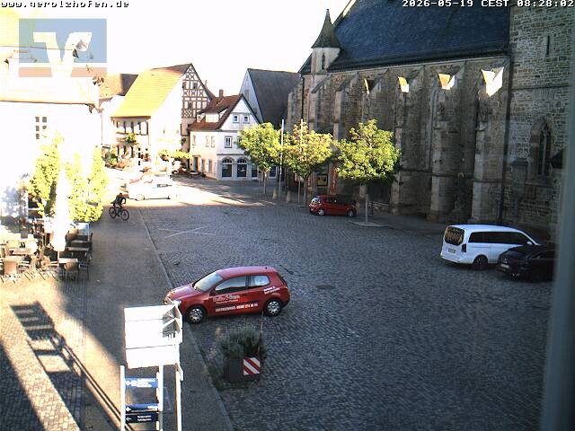 Archiv Foto Webcam Gerolzhofen Marktplatz