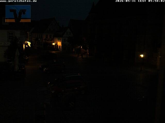 Archiv Foto Webcam Gerolzhofen Marktplatz
